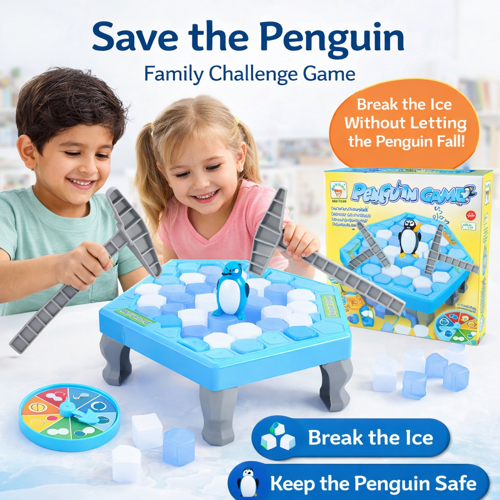 Penguin Ice Breaking Challenge Family Game - 225