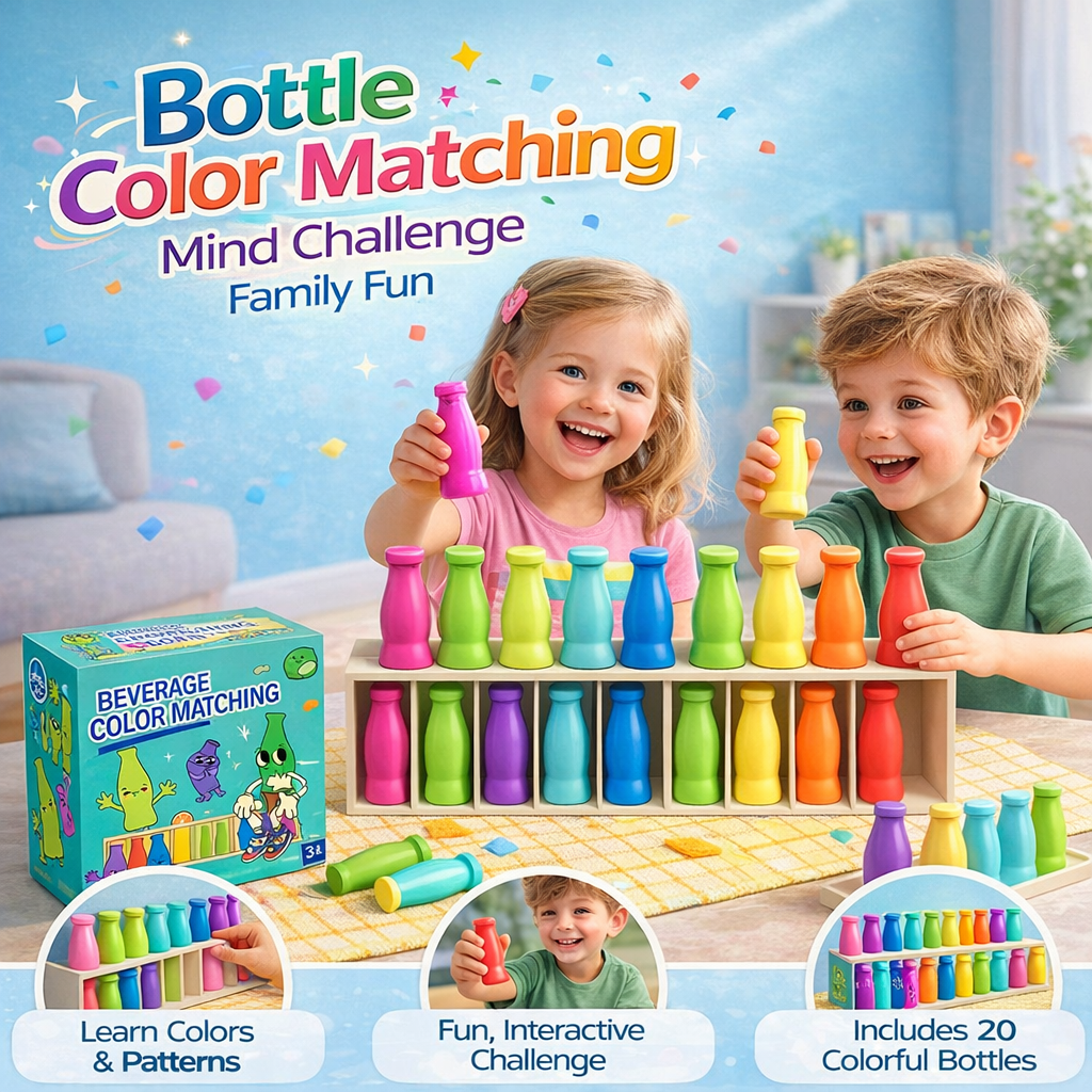 Bottle Color Matching Family Mind Challenge Game - 160