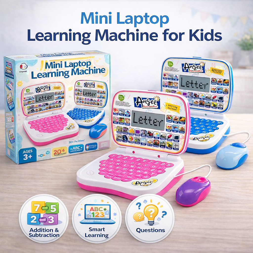 Kids Educational Learning Mini Laptop with Mouse for Kids - 83E
