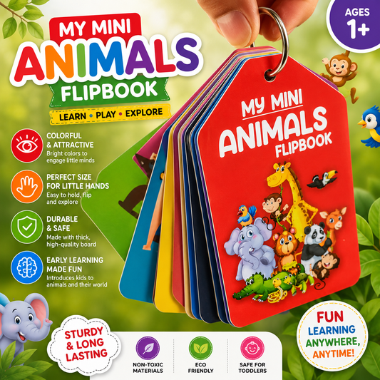 My Mini Animal Learning Flipbook 27 pcs