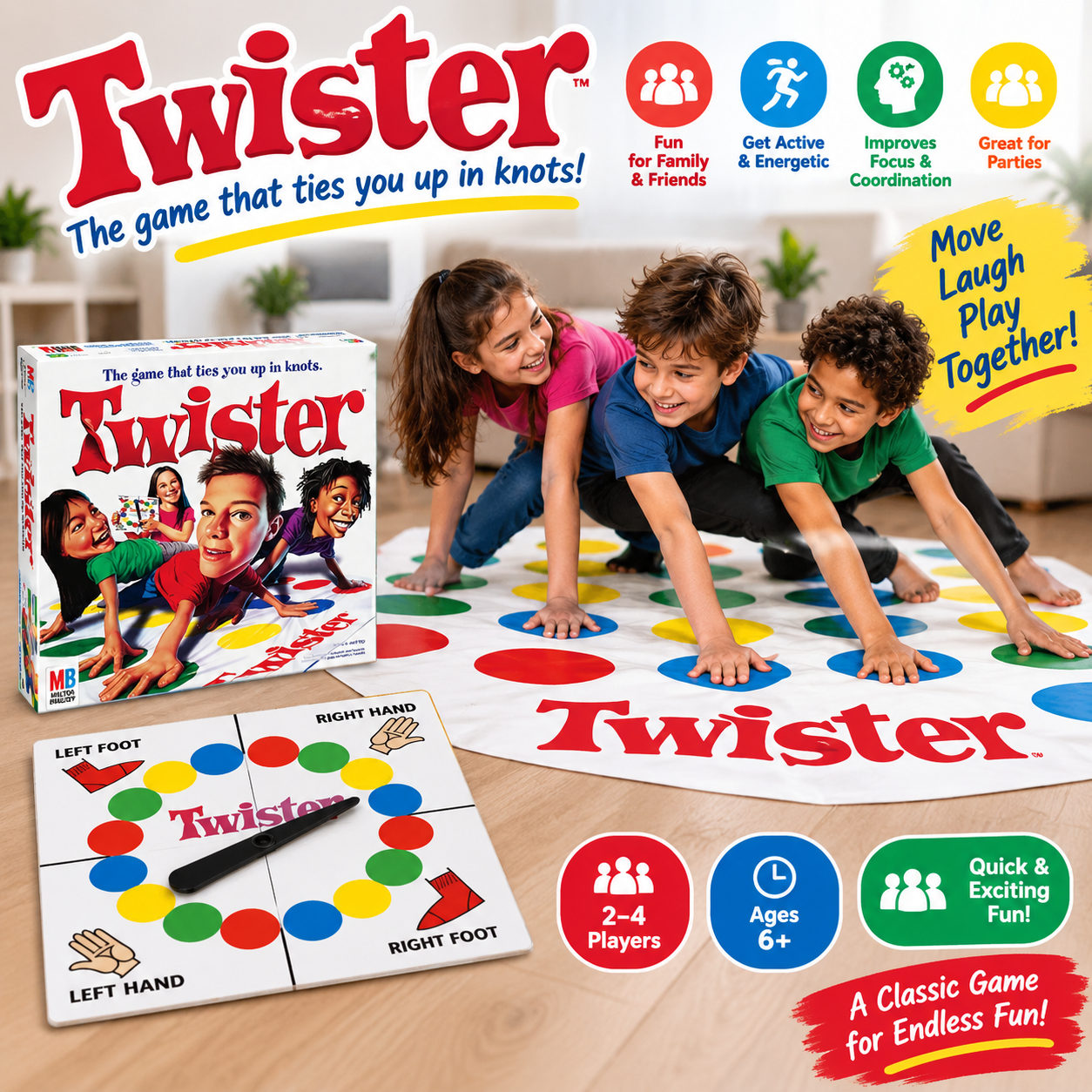 Twister Active Play Game for Kids - 002
