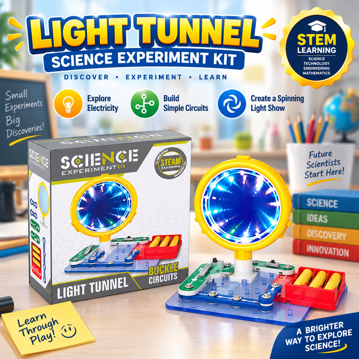 Light Tunnel STEM Electronic Science Kit - 440