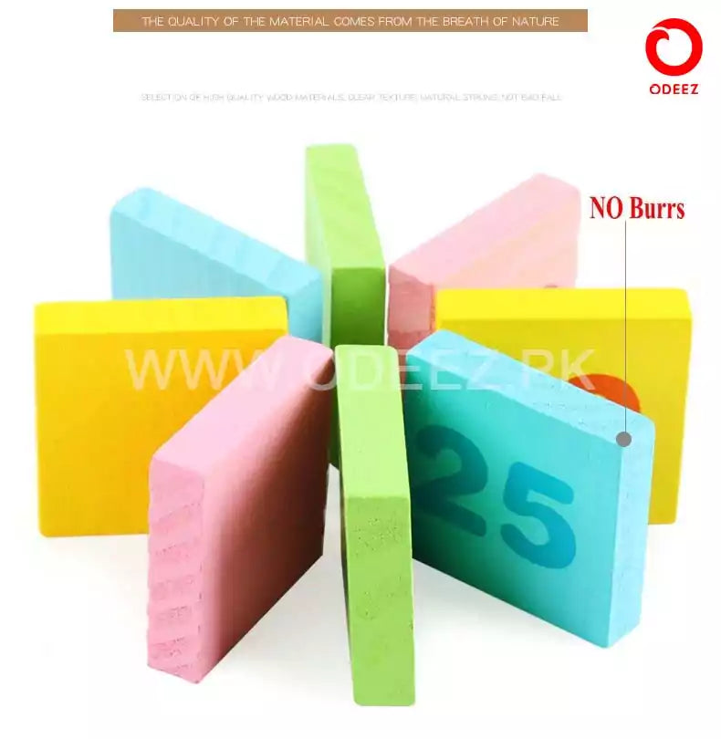 Cognitive Preschool Math Domino - Default Title - Odeez | Educational Toys Pakistan 