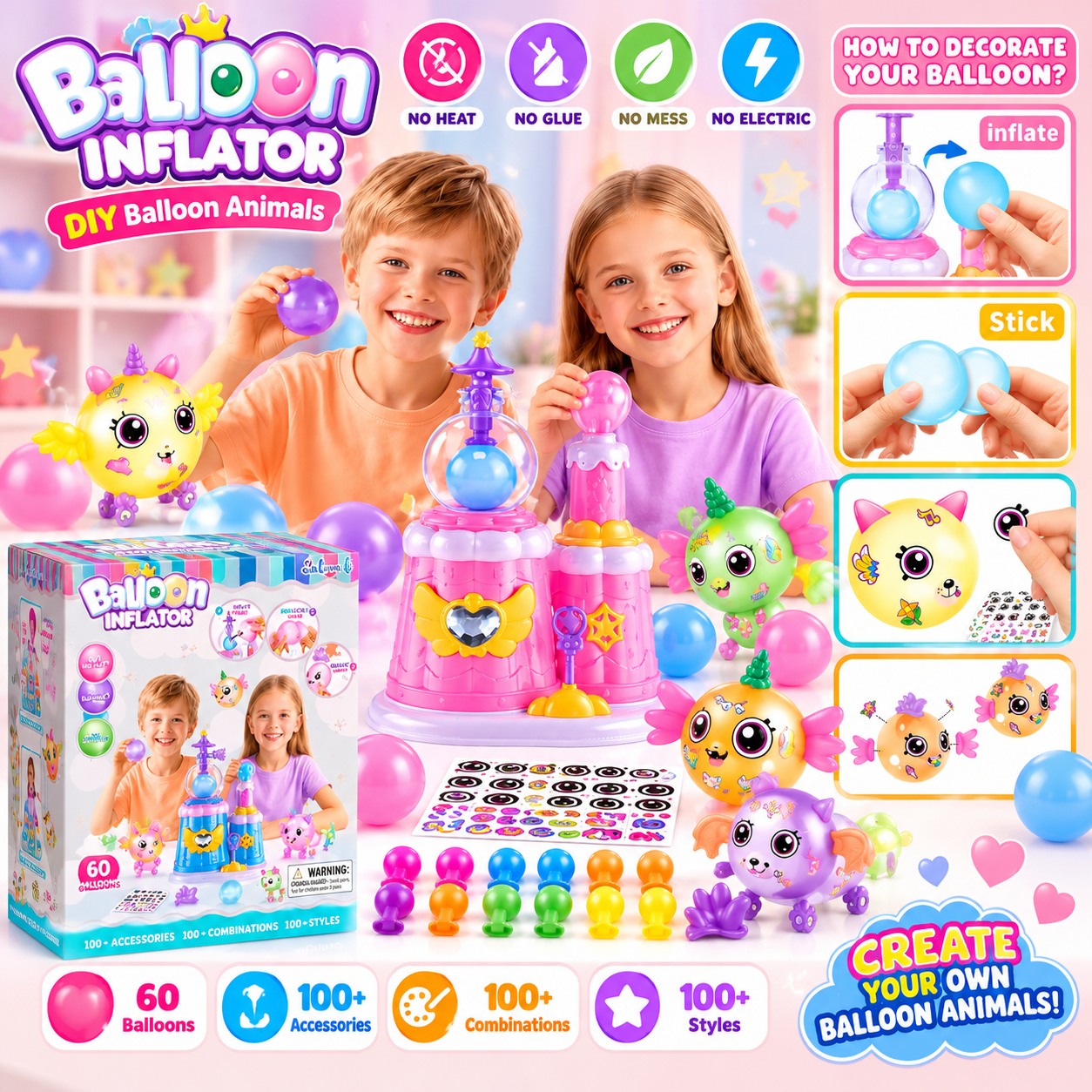 DIY Balloon Inflator Animal Maker Kit - 365
