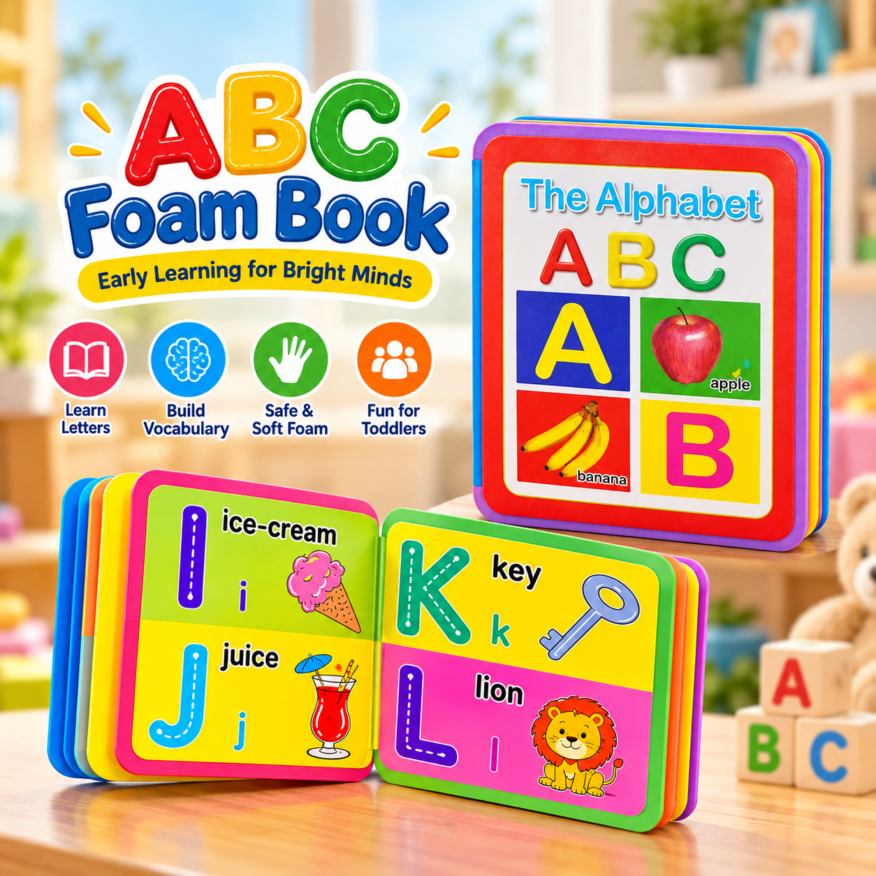 ABC Foam Book for Toddlers