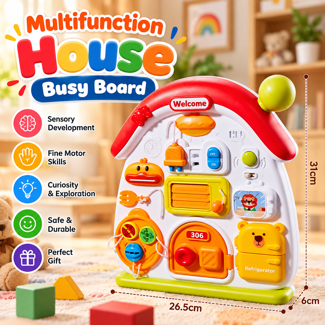 Multifunction House Busy Board - 633