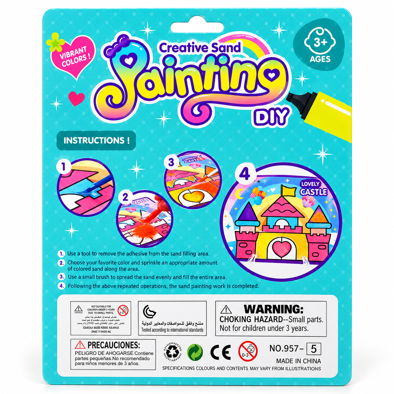 DIY Creative Sand Painting Art Kit for Kids