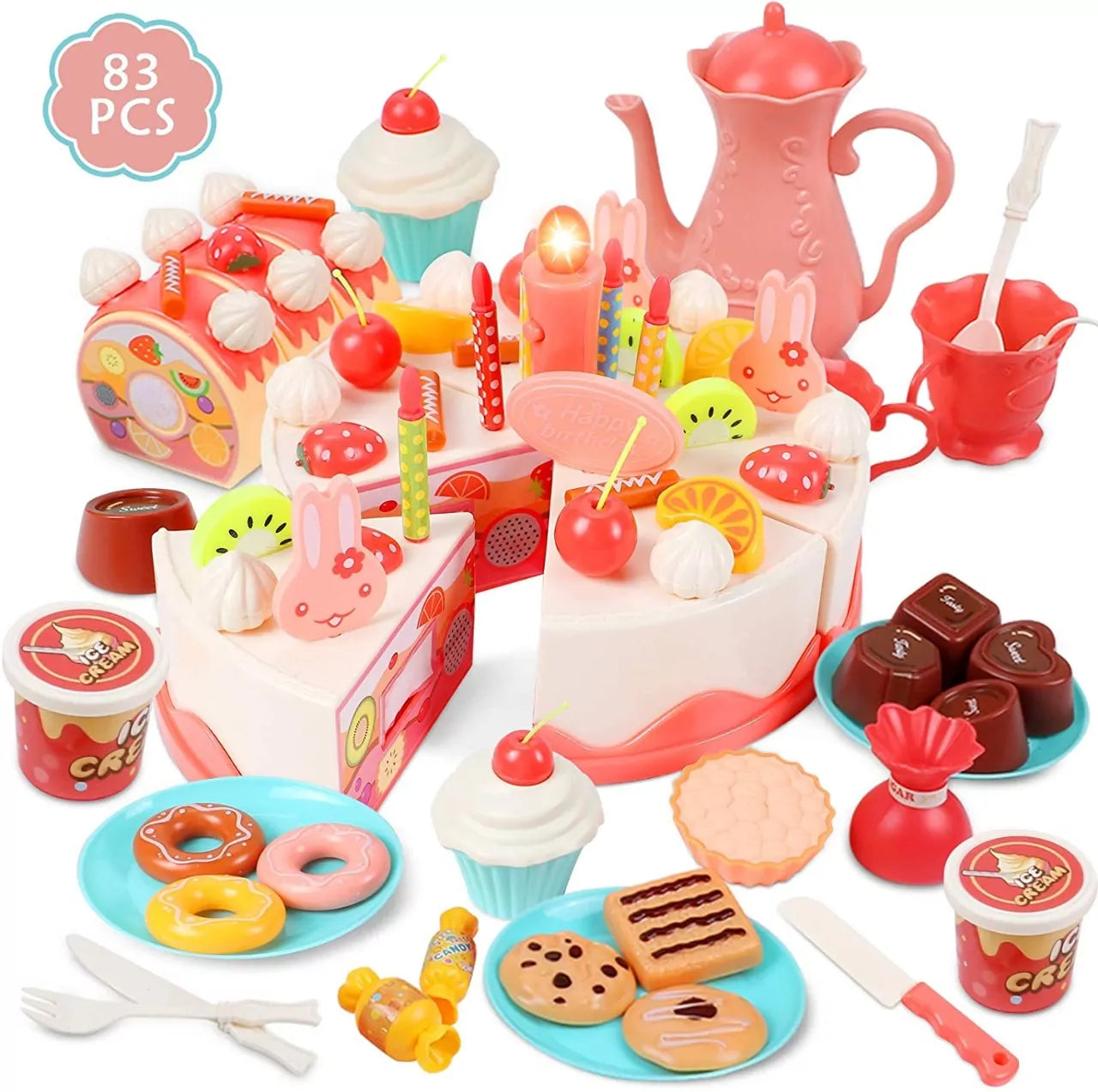 DIY Birthday Cake Party - 83 pieces - Default Title - Odeez | Educational Toys Pakistan 