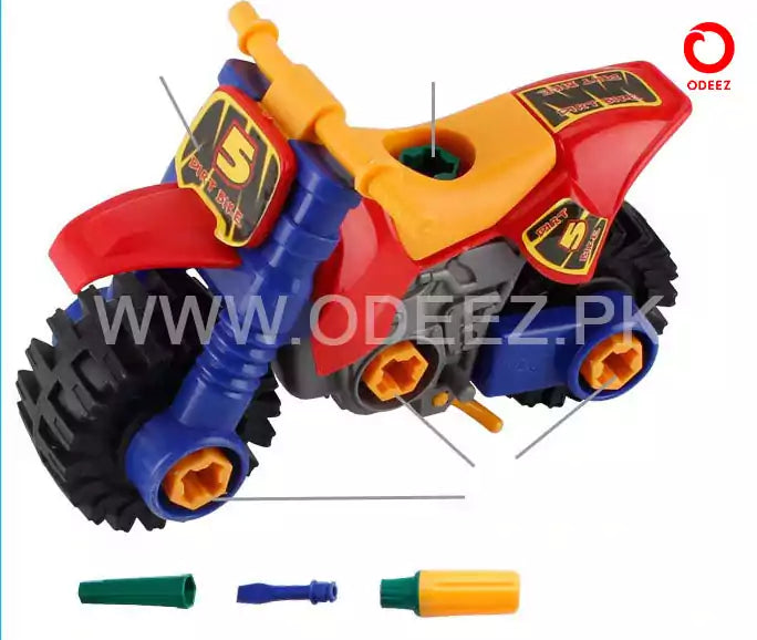 DIY Motorcycle Assembling For Toddlers - Default Title - Odeez | Educational Toys Pakistan 