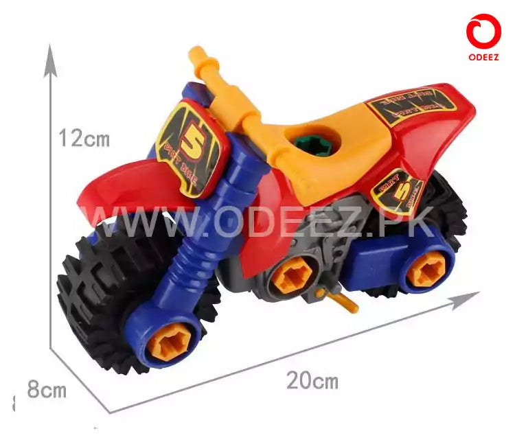 DIY Motorcycle Assembling For Toddlers - Default Title - Odeez | Educational Toys Pakistan 