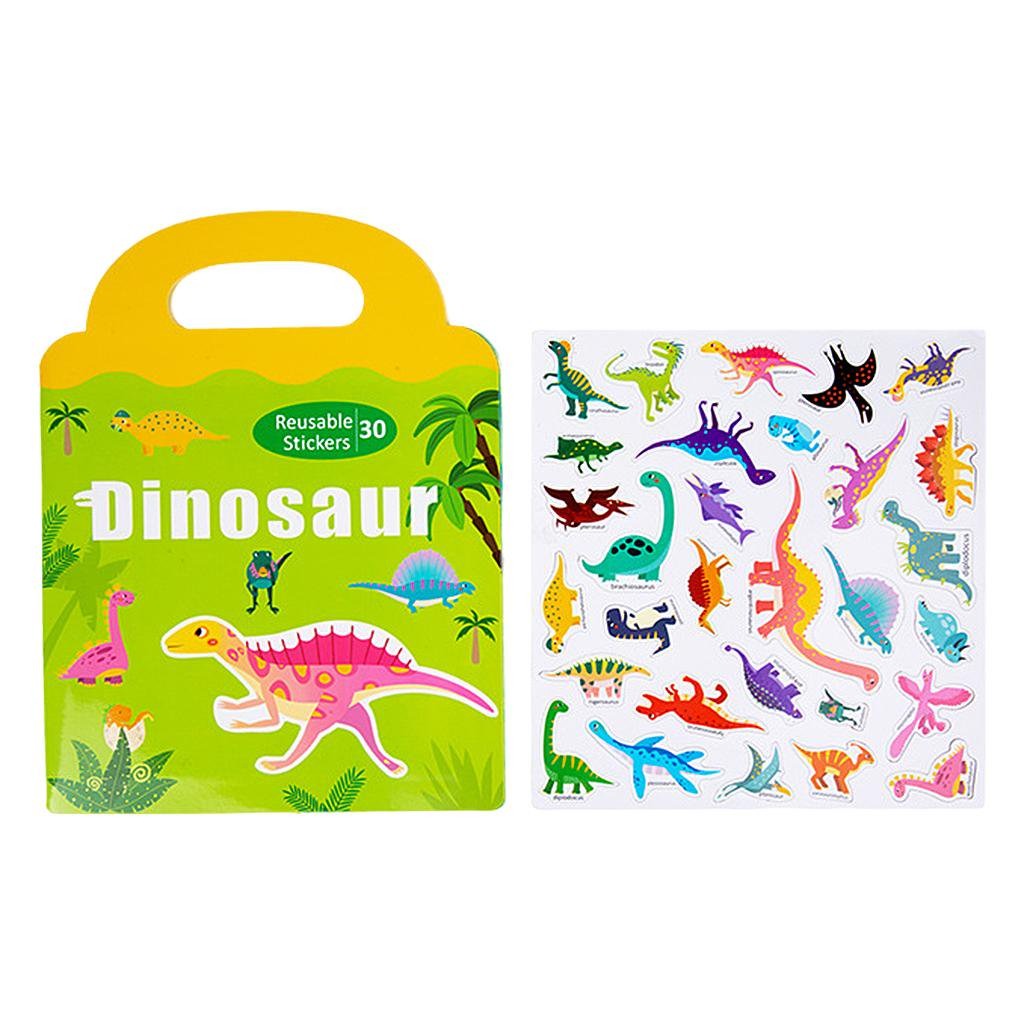 Dinosaur Thematic Magnetic Sticker Boards - 128 - Default Title - Odeez | Educational Toys Pakistan 