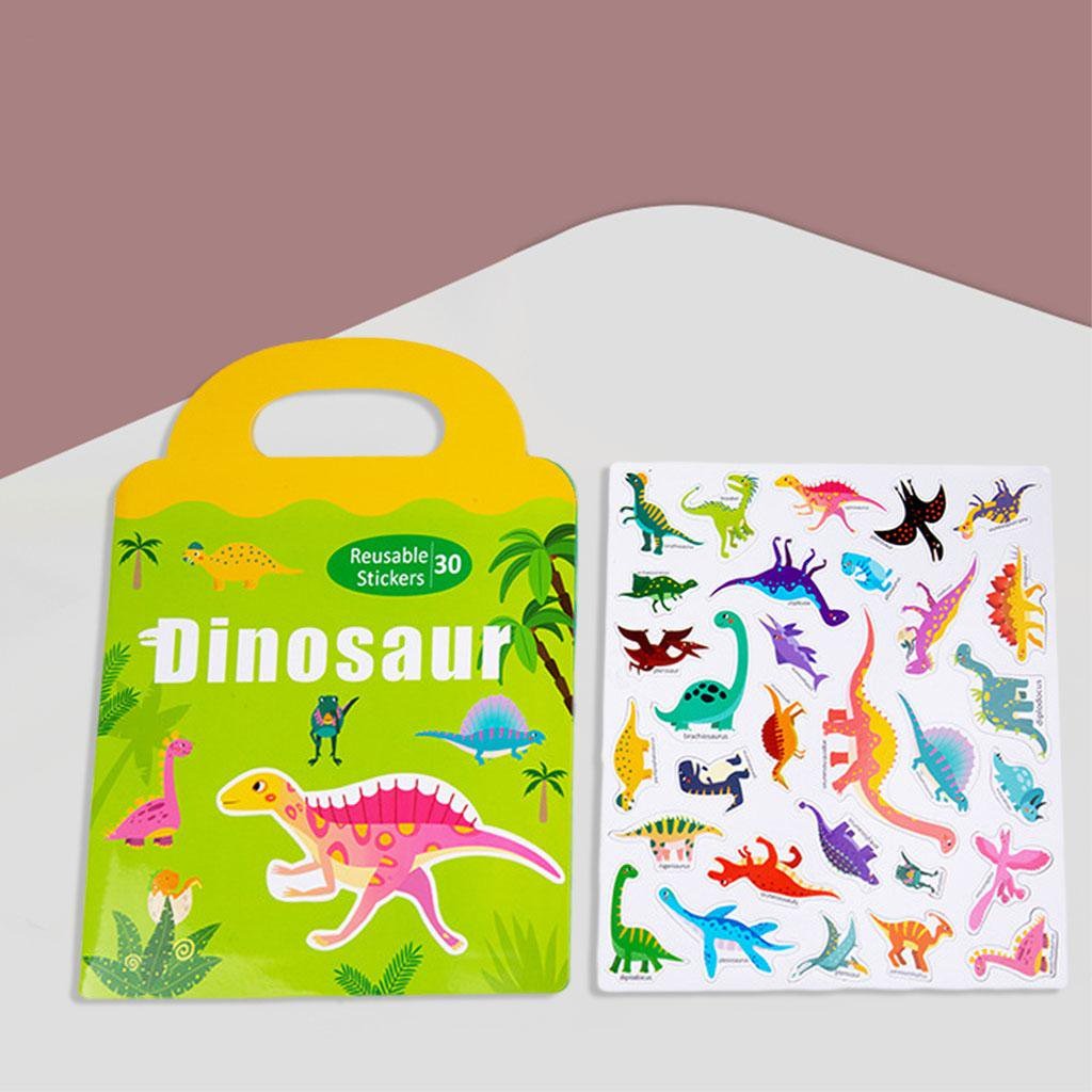 Dinosaur Thematic Magnetic Sticker Boards - 128 - Default Title - Odeez | Educational Toys Pakistan 