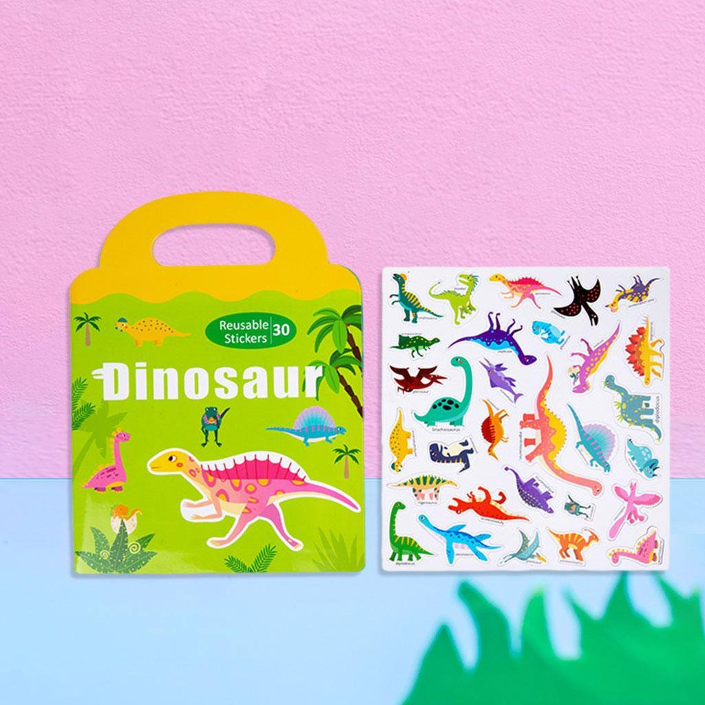 Dinosaur Thematic Magnetic Sticker Boards - 128 - Default Title - Odeez | Educational Toys Pakistan 