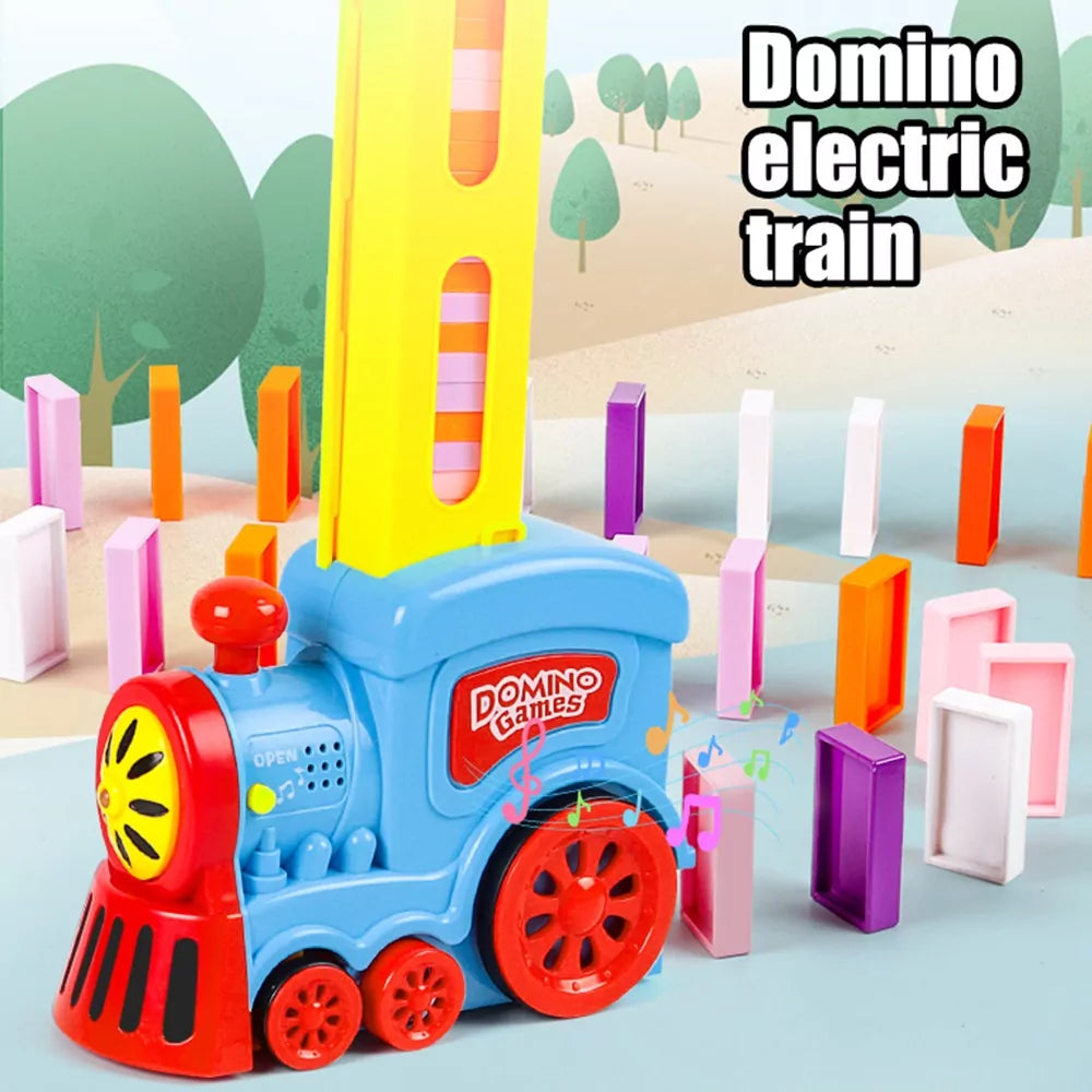 Domino Electric Train Game - 60 pieces - Default Title - Odeez | Educational Toys Pakistan 