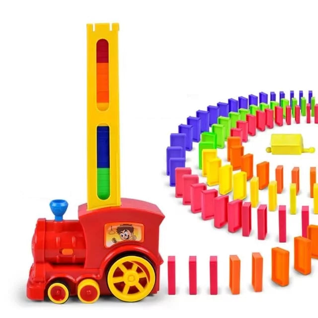 Domino Electric Train Game - 60 pieces - Default Title - Odeez | Educational Toys Pakistan 
