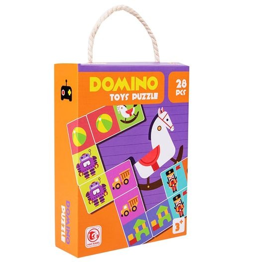 Domino Animal Puzzle 28 Pieces - 671 - Default Title - Odeez | Educational Toys Pakistan 