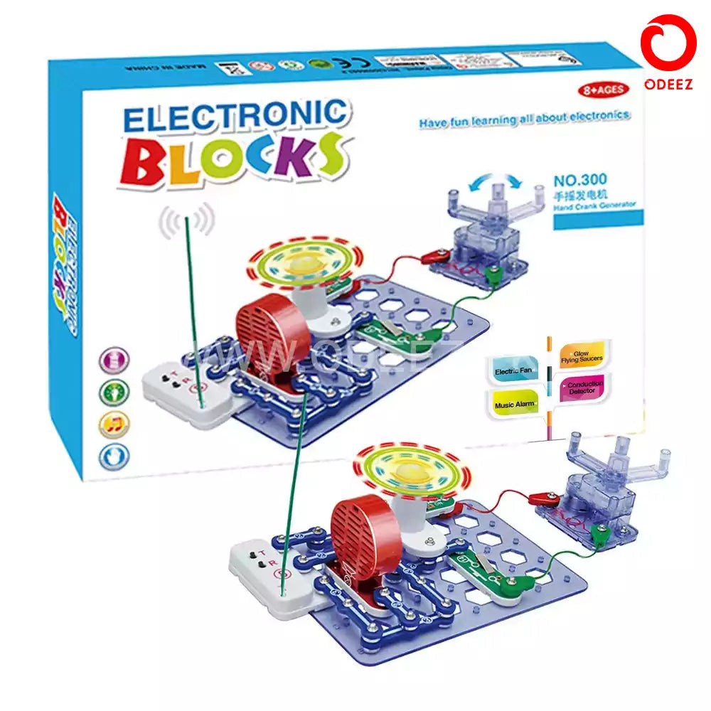 Electronic Blocks With Multiple Experiments - No. 300 - Default Title - Odeez | Educational Toys Pakistan 