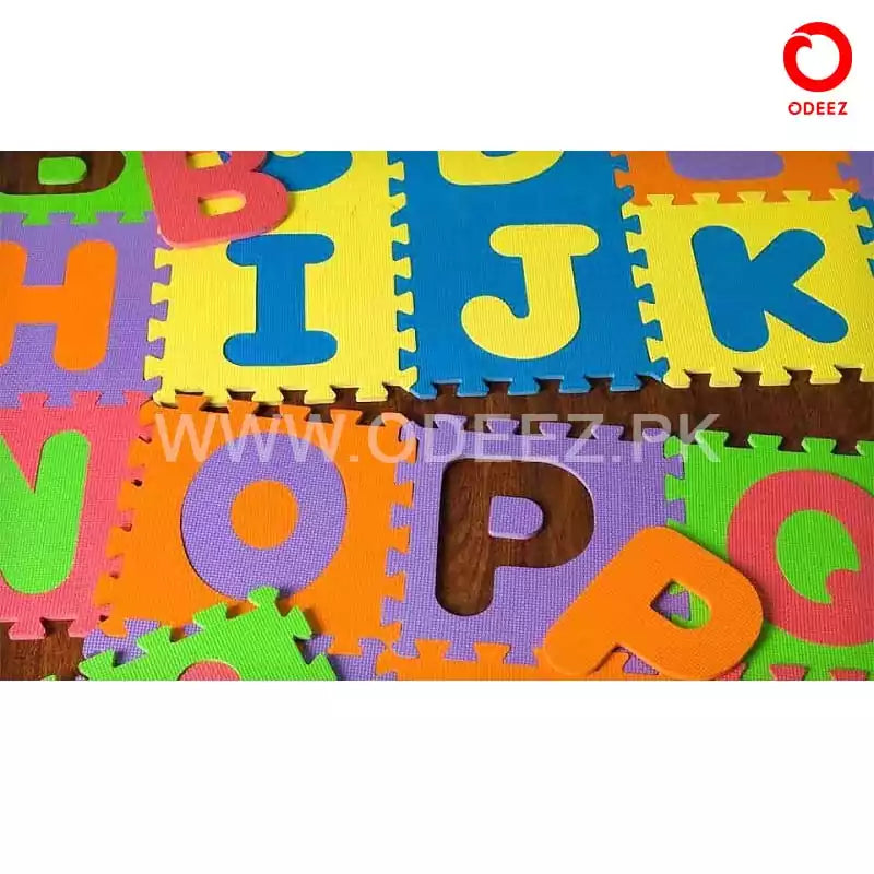 Kids Learning ABC Mat Puzzle - EVA Foamic 11" x 11" - Default Title - Odeez | Educational Toys Pakistan 