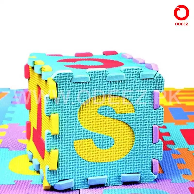 Kids Learning ABC Mat Puzzle - EVA Foamic 11" x 11" - Default Title - Odeez | Educational Toys Pakistan 