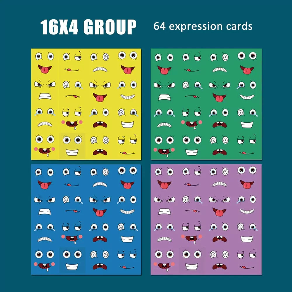 Face Change Rubik's Cube - 64 Challenging cards - Default Title - Odeez | Educational Toys Pakistan 