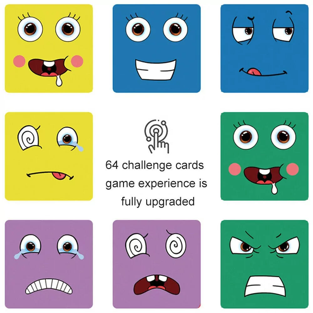 Face Change Rubik's Cube - 64 Challenging cards - Default Title - Odeez | Educational Toys Pakistan 