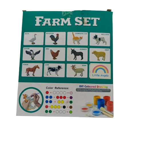 Diy Farm Coloured Drawing Set - 053 - Default Title - Odeez | Educational Toys Pakistan 