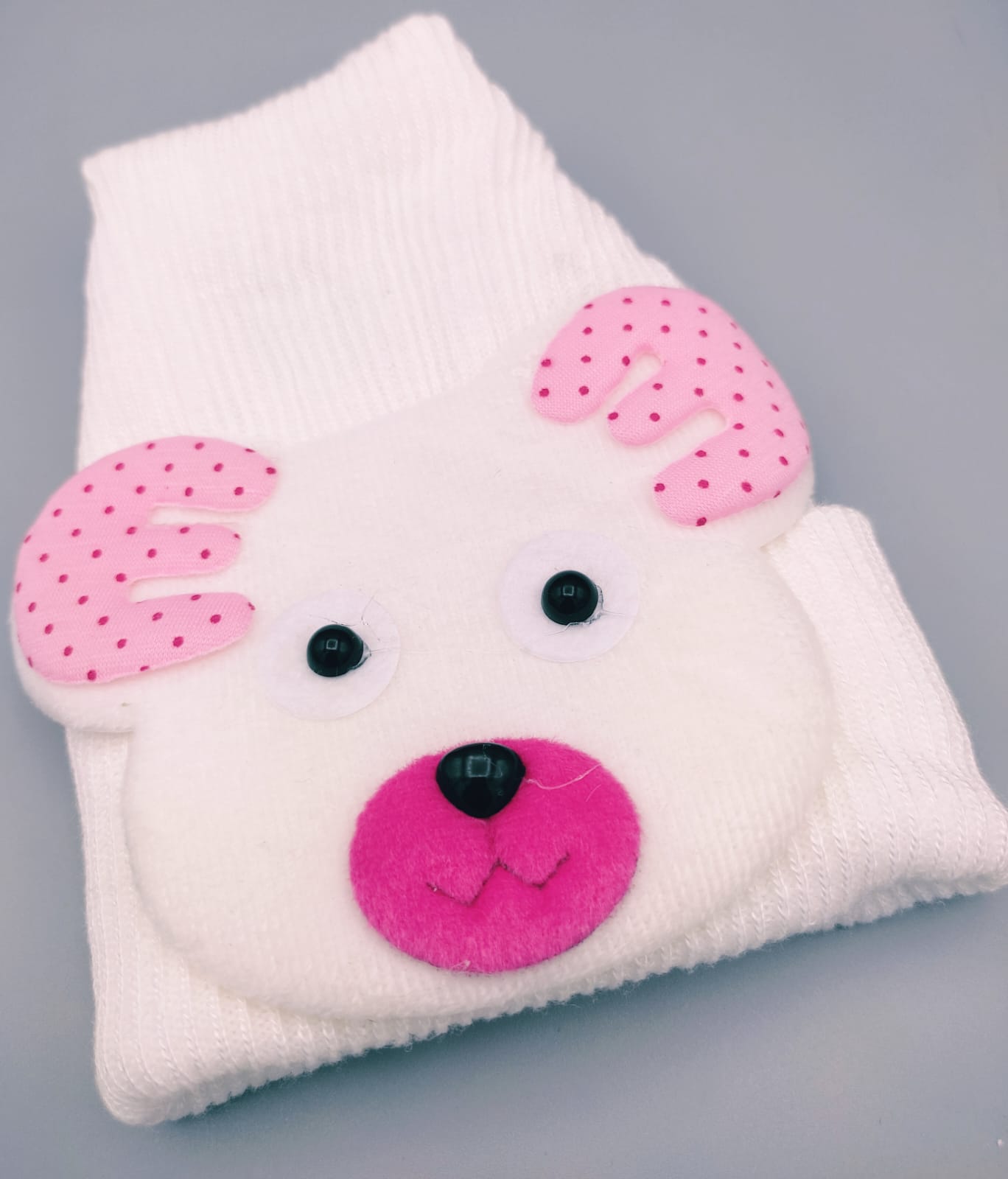 Fashion Cute Bear Baby Winter Cap - Default Title - Odeez | Educational Toys Pakistan 