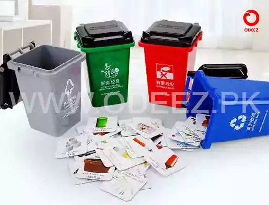 Garbage Sorting Toy - 100 Cards - Default Title - Odeez | Educational Toys Pakistan 