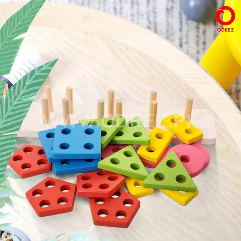 Geometrical Shapes 5 In 1 - Default Title - Odeez | Educational Toys Pakistan 
