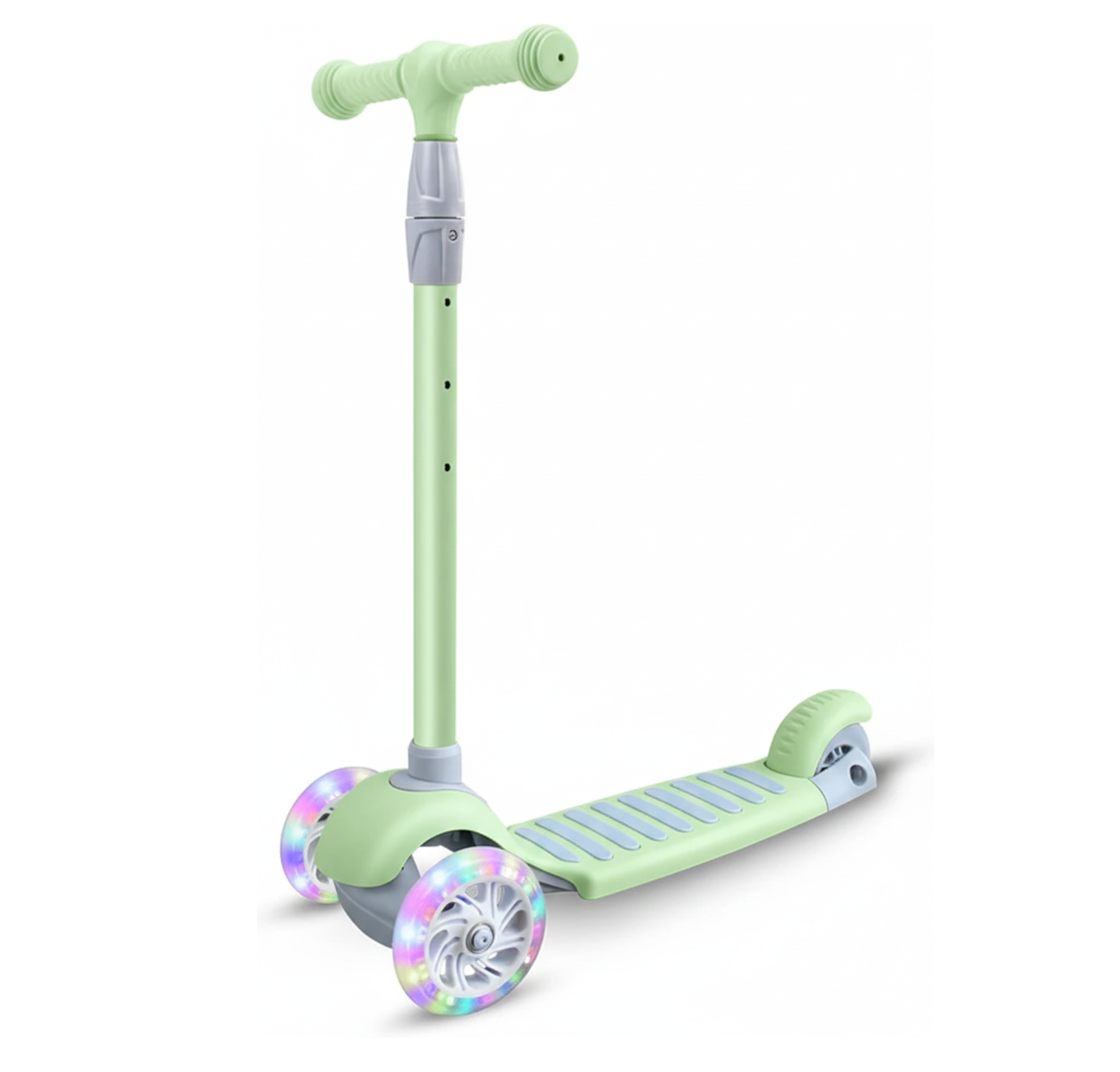 Foldable Light-Up Wheels Tri Wheels Scooter for Kids with Adjustable Height - 515