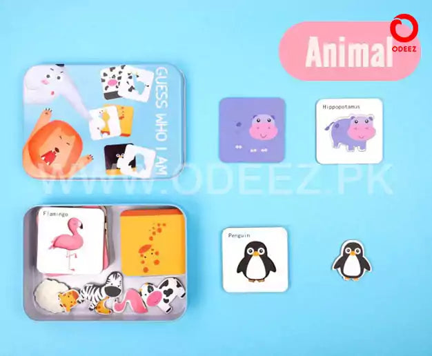 Guess Who I AM - Animal Puzzle - Default Title - Odeez | Educational Toys Pakistan 