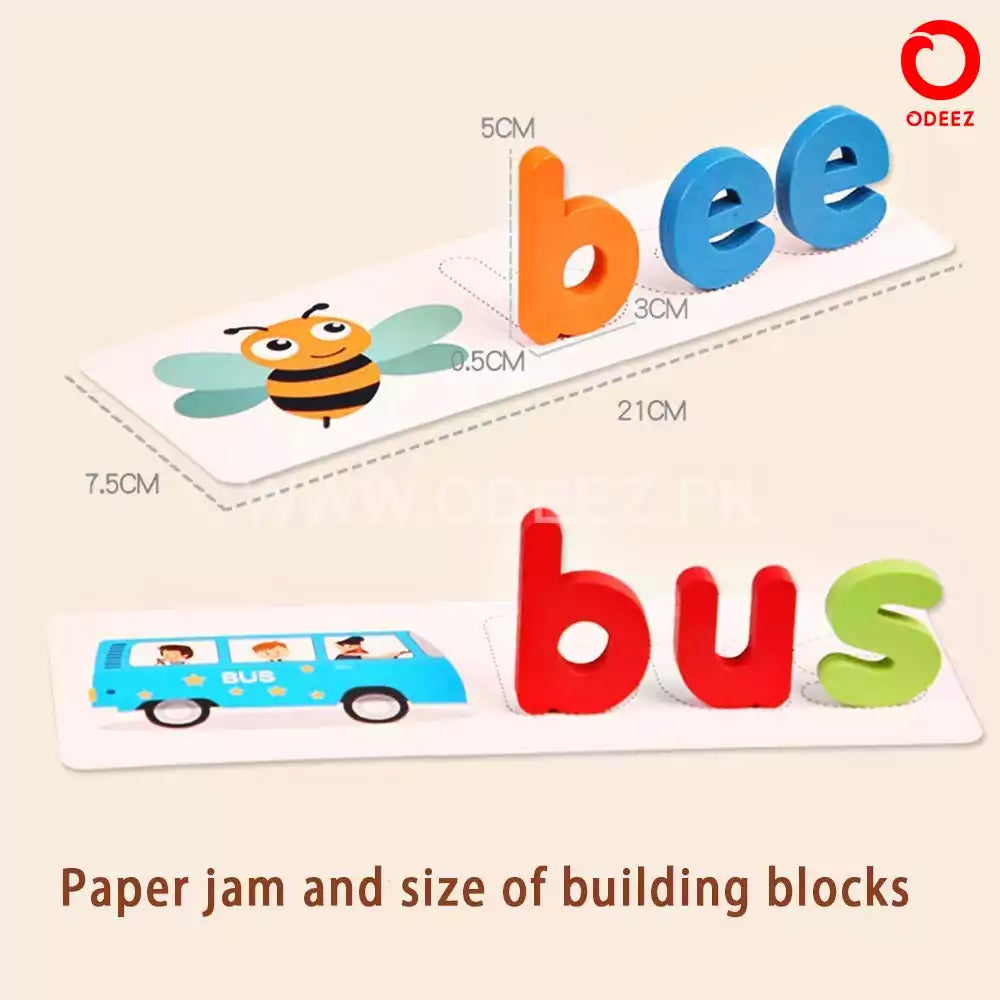 Hands-on Spelling Learning Game - SD07 - Default Title - Odeez | Educational Toys Pakistan 