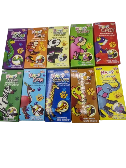 Happy Animal Soft Modelling Clay - Random Designs - Default Title - Odeez | Educational Toys Pakistan 