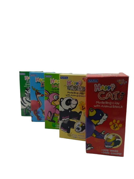 Happy Animal Soft Modelling Clay - Random Designs - Default Title - Odeez | Educational Toys Pakistan 