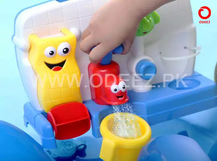Huanger - Bath Time Waterwheel With Tap - Default Title - Odeez | Educational Toys Pakistan 