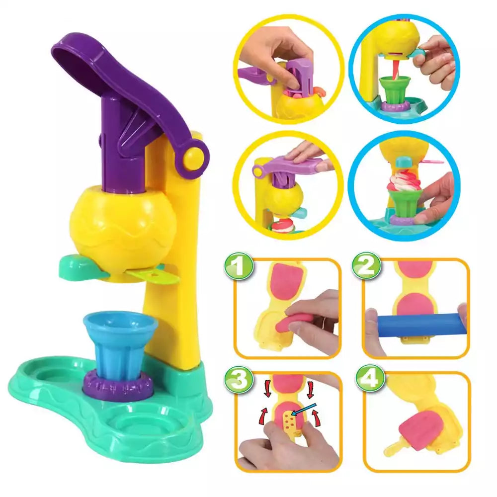 Ice Cream Play-Dough Creative Machine - Default Title - Odeez | Educational Toys Pakistan 