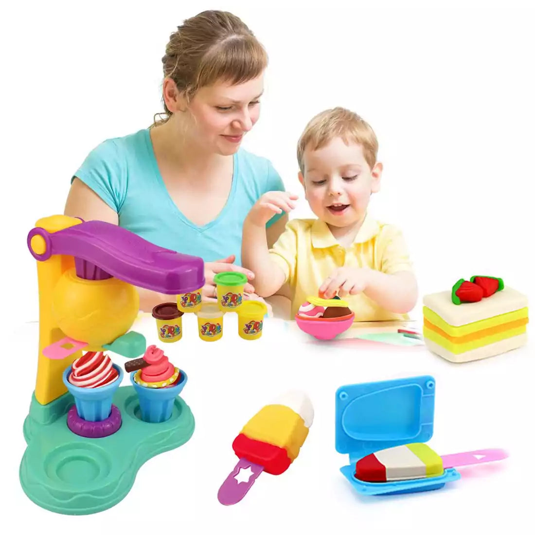 Ice Cream Play-Dough Creative Machine - Default Title - Odeez | Educational Toys Pakistan 