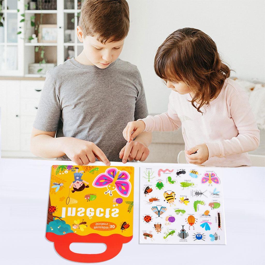 Insects Thematic Magnetic Sticker Boards - 128 - Default Title - Odeez | Educational Toys Pakistan 