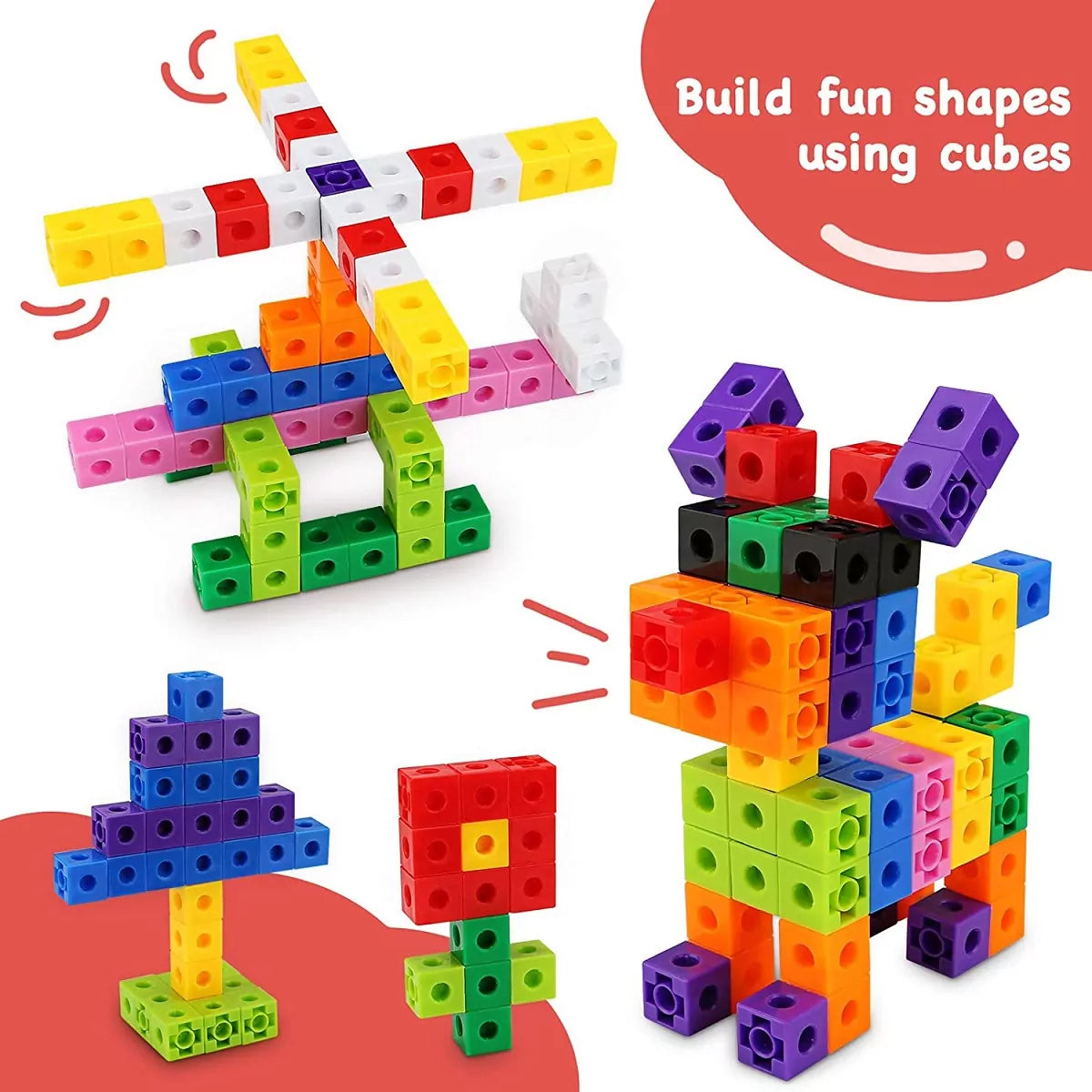 Unicube Interlocking Creative Building Blocks - Default Title - Odeez | Educational Toys Pakistan 