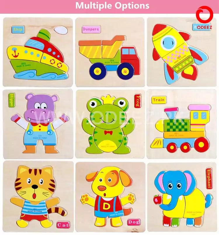 Jigsaw Puzzle With Name - Random Character - Default Title - Odeez | Educational Toys Pakistan 