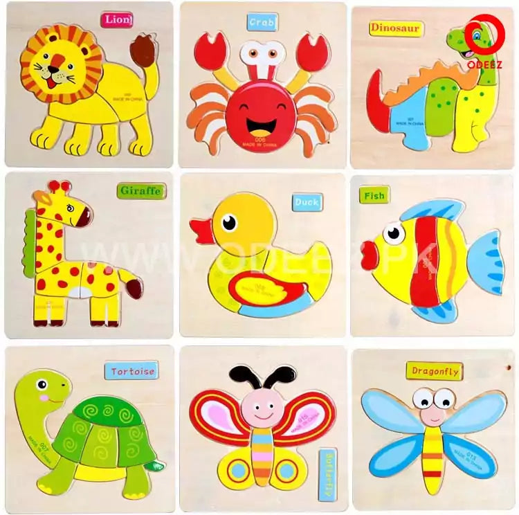 Jigsaw Puzzle With Name - Random Character - Default Title - Odeez | Educational Toys Pakistan 