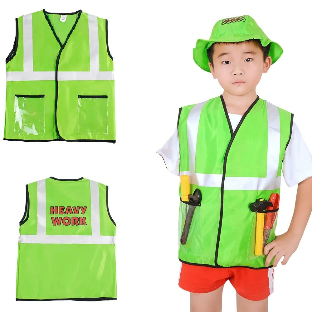 Kids Careers Costumes - Construction Worker Age 3 to 6 years - Default Title - Odeez | Educational Toys Pakistan 