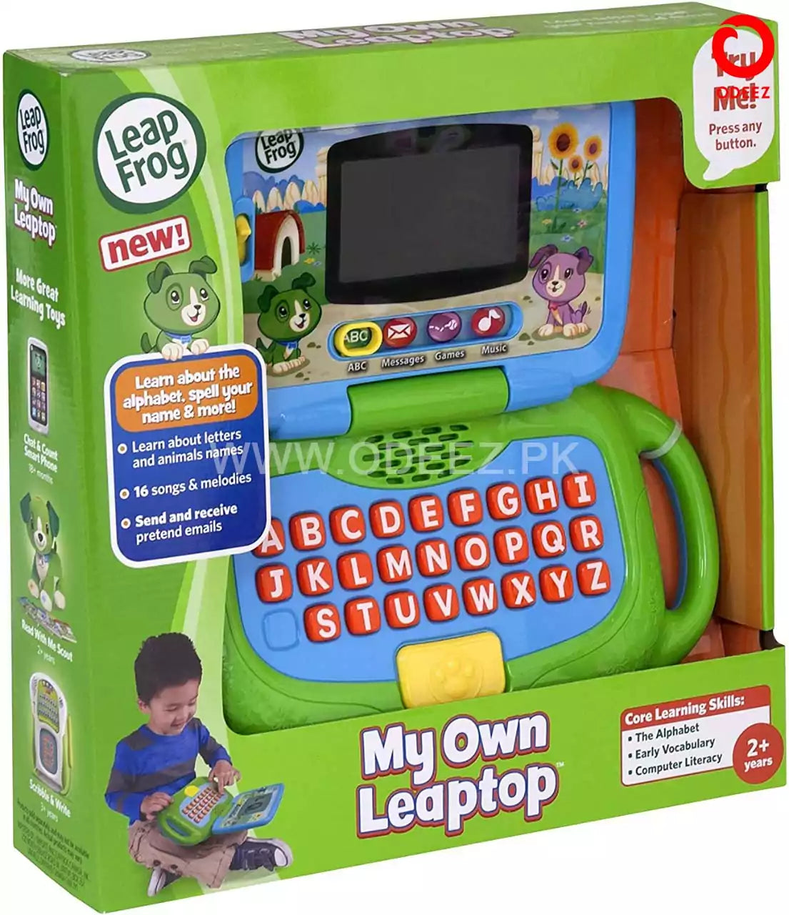 LeapFrog My Own Learning Laptop - Green - Default Title - Odeez | Educational Toys Pakistan 
