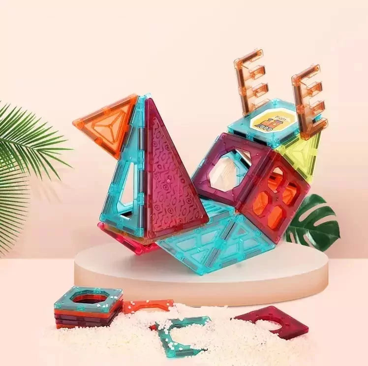 DIY Magnetic Construction Blocks - 77 pieces - Default Title - Odeez | Educational Toys Pakistan 