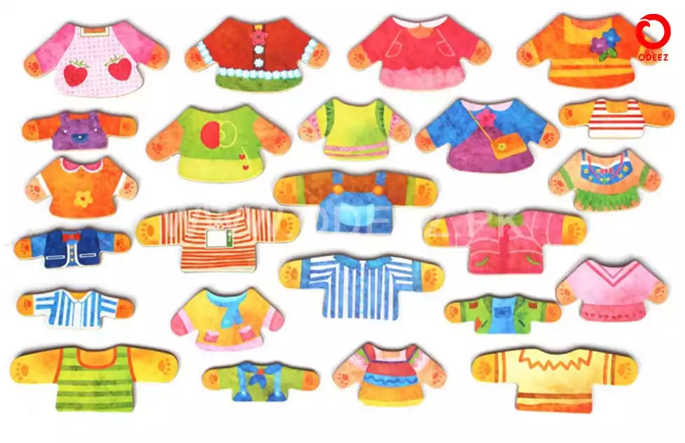 Magnetic Puzzle Bear Changing Board - 24 Sets - Default Title - Odeez | Educational Toys Pakistan 