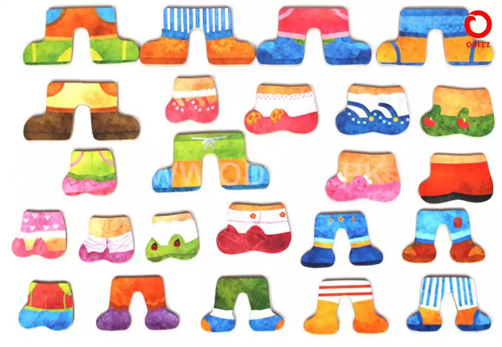 Magnetic Puzzle Bear Changing Board - 24 Sets - Default Title - Odeez | Educational Toys Pakistan 