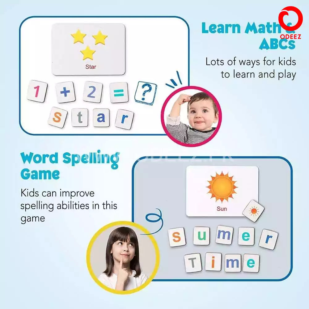 Magnetic Recognize Word - 110 - Default Title - Odeez | Educational Toys Pakistan 