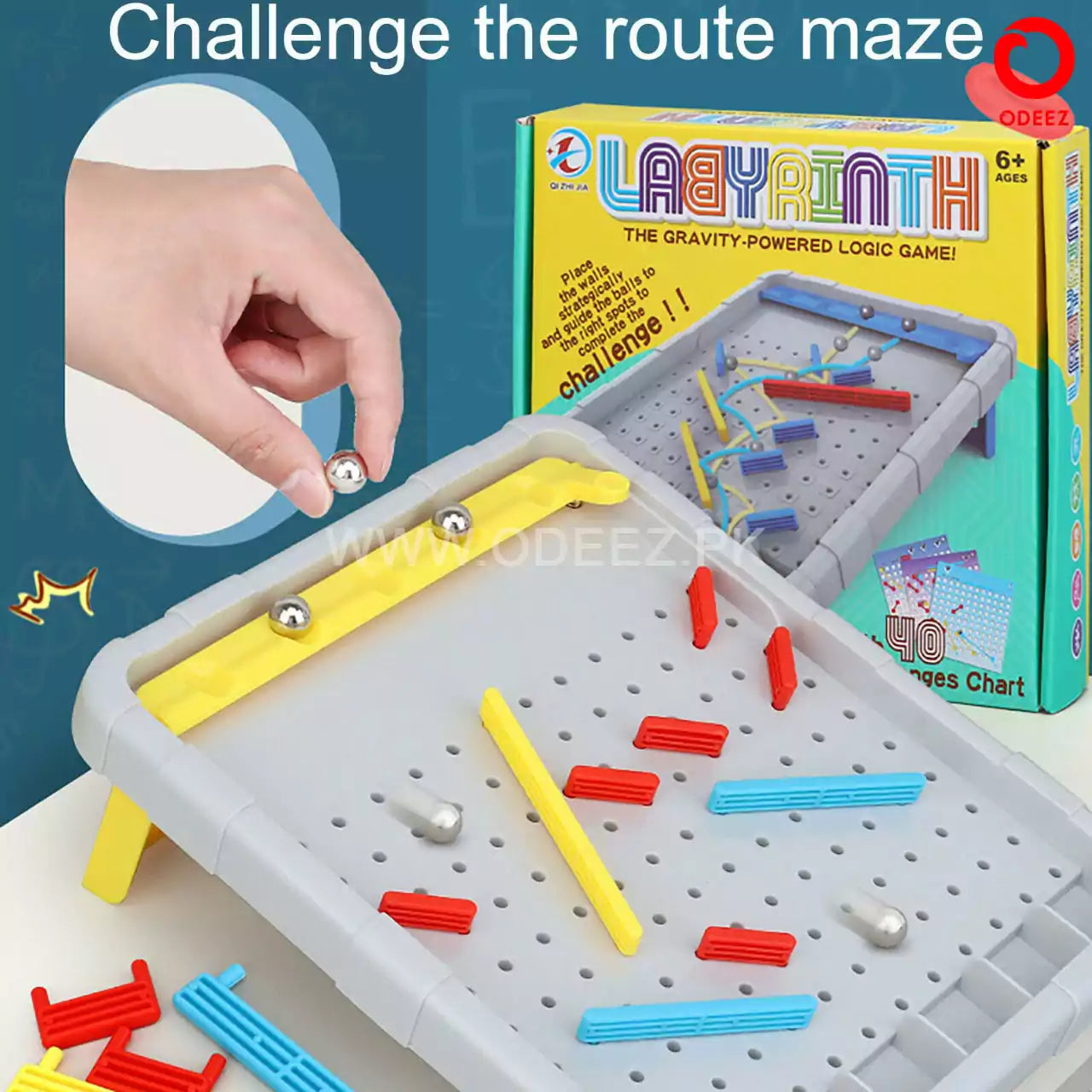 Make Your Own Maze Challenge - 40 Patterns - Default Title - Odeez | Educational Toys Pakistan 