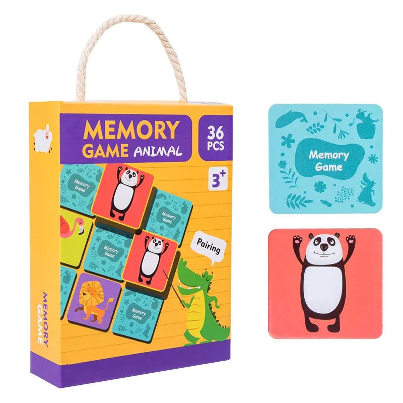 Memory Game Animal 36 Pieces - 673 - Default Title - Odeez | Educational Toys Pakistan 