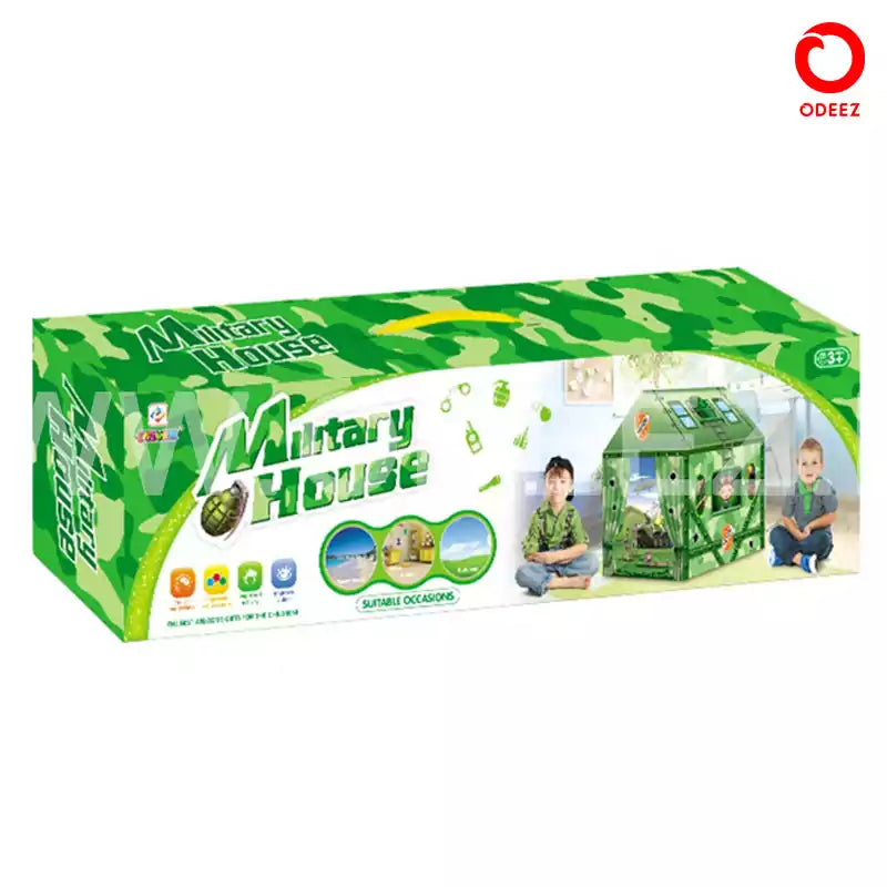 Military House Play Tent for Boys - Default Title - Odeez | Educational Toys Pakistan 